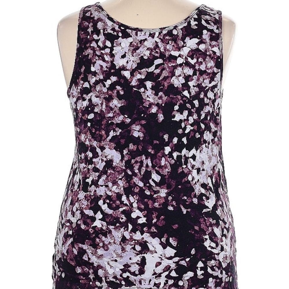 Mossimo Floral Top Purple Boho Size Small